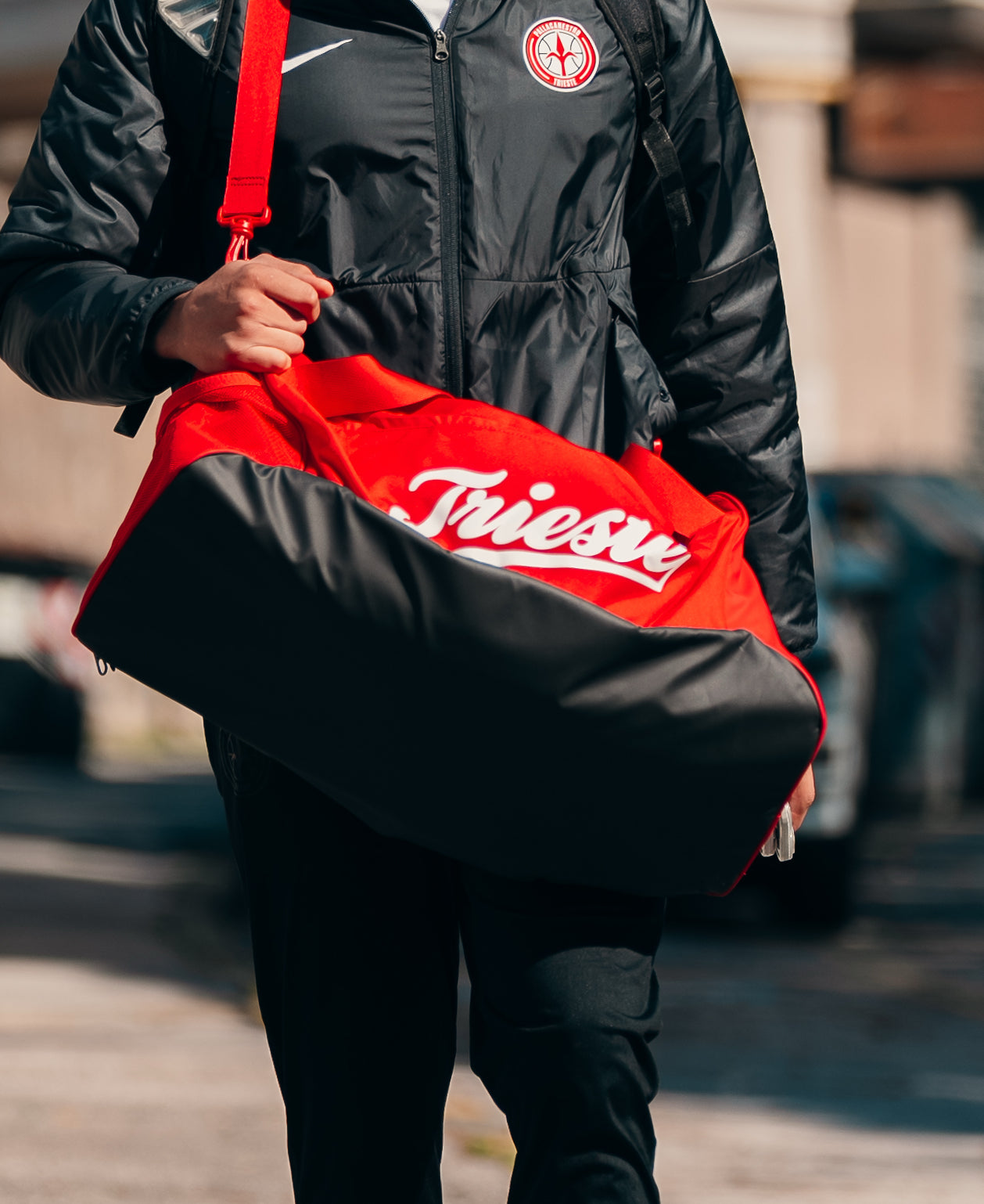 Borsa Viaggio Trieste Nike Rosso