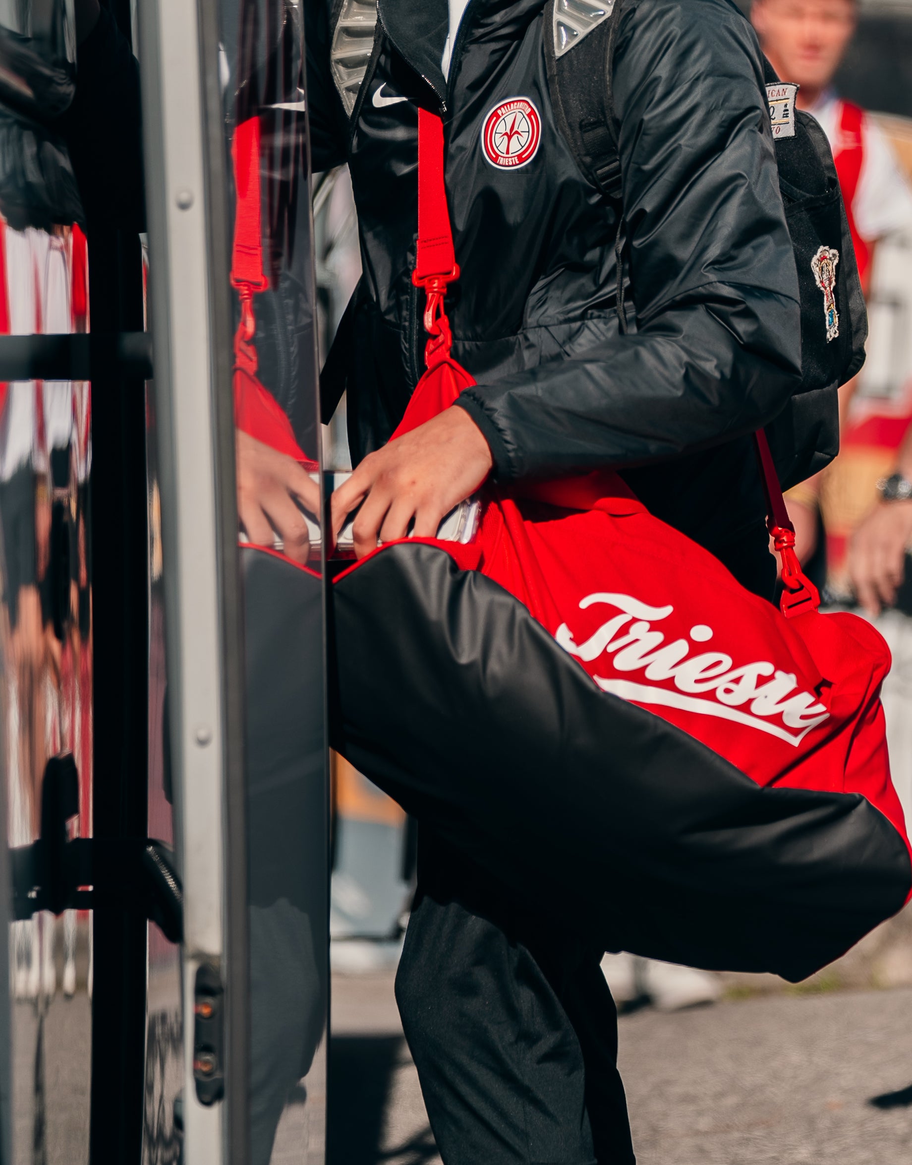 Borsa Viaggio Trieste Nike Rosso