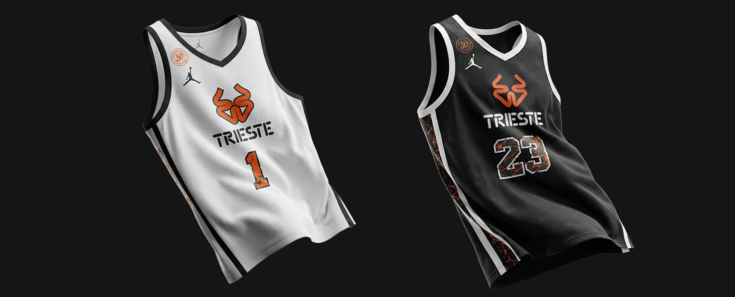 Jordan x Pallacanestro Trieste - Maglie ufficiali BCL