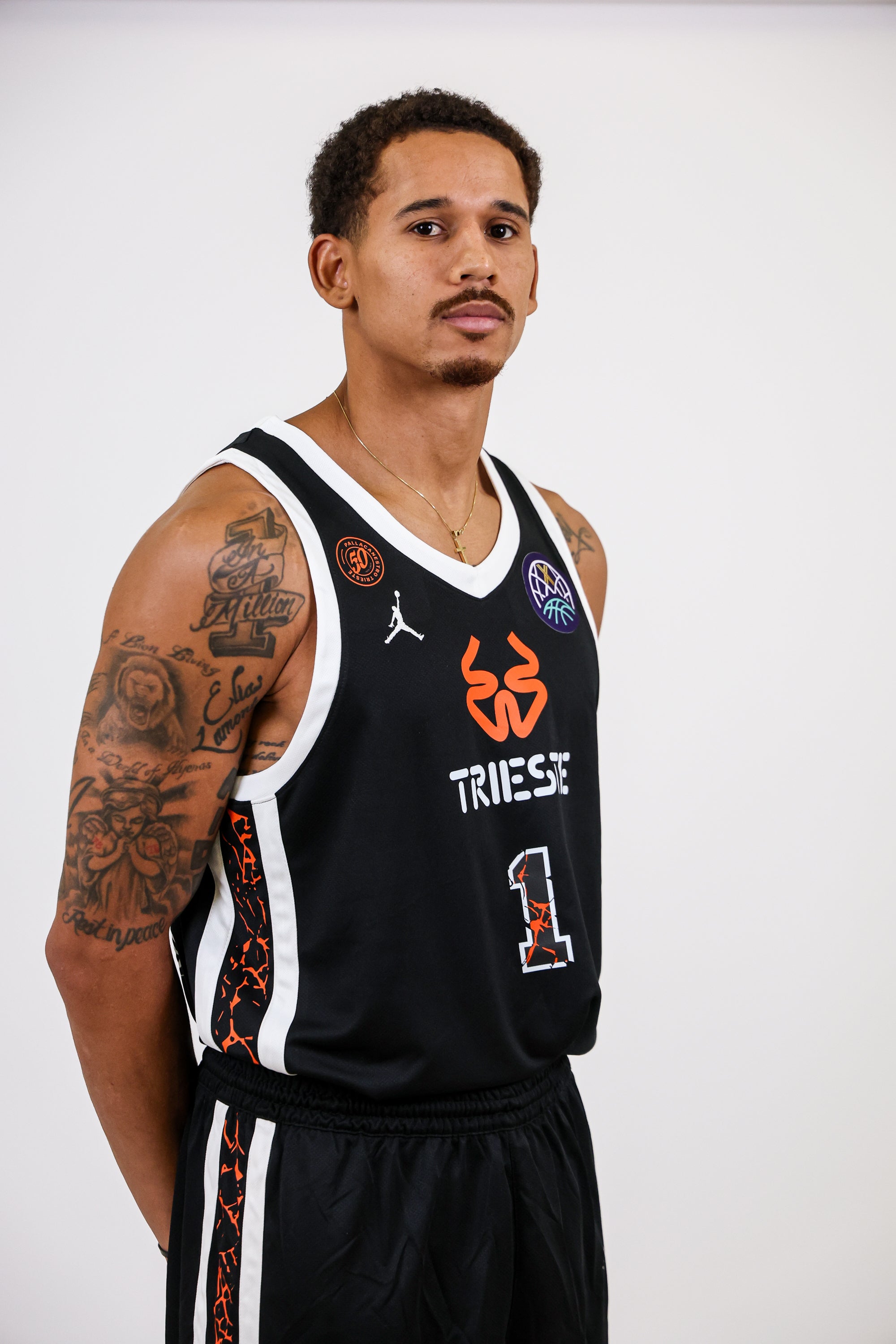 Maglia da gioco JORDAN  BCL - BLACK