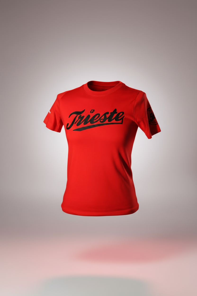 T-shirt NIKE KIDS Rossa Trieste Stagione 25/26,  Celebrativa "50"