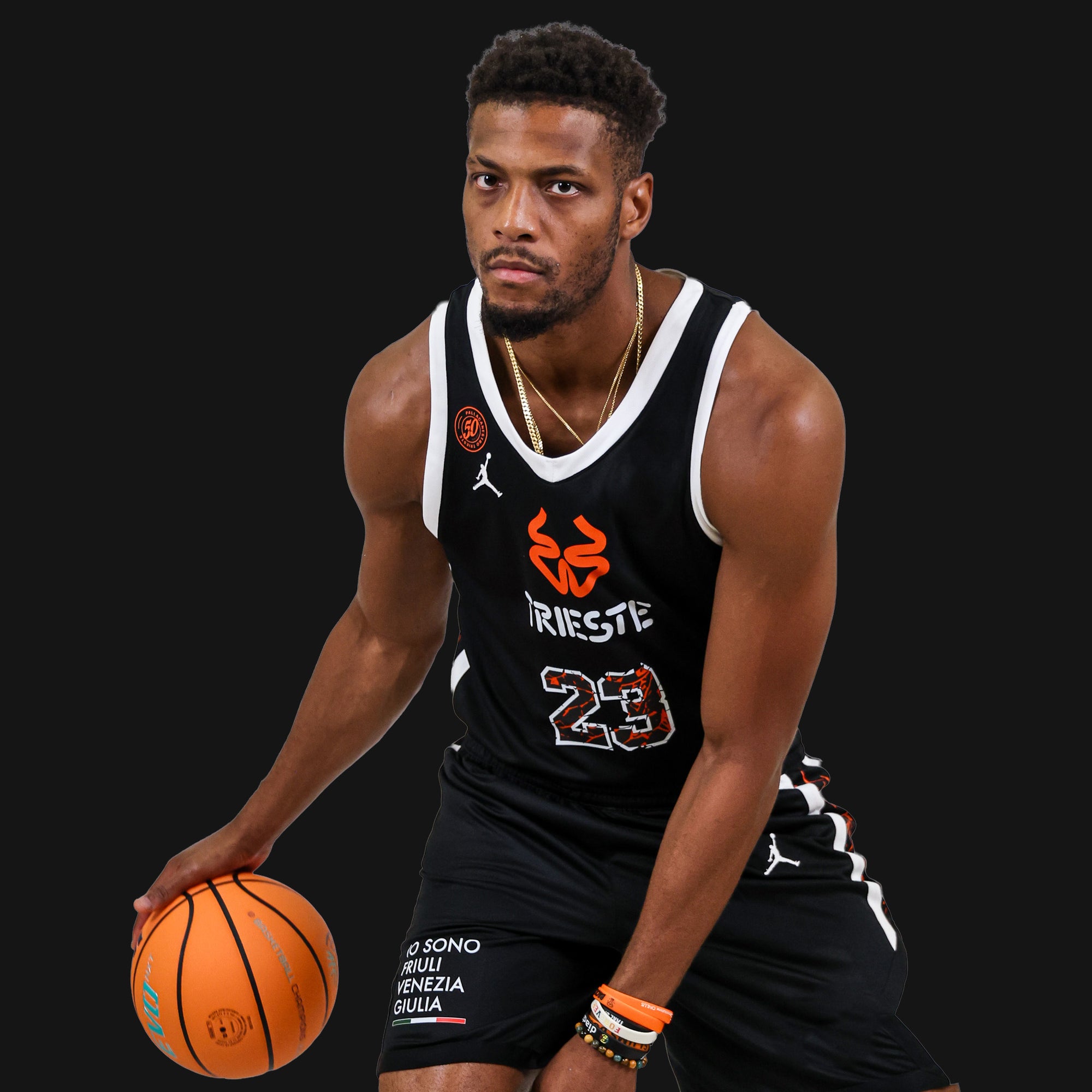 Maglia da gioco JORDAN  BCL - BLACK