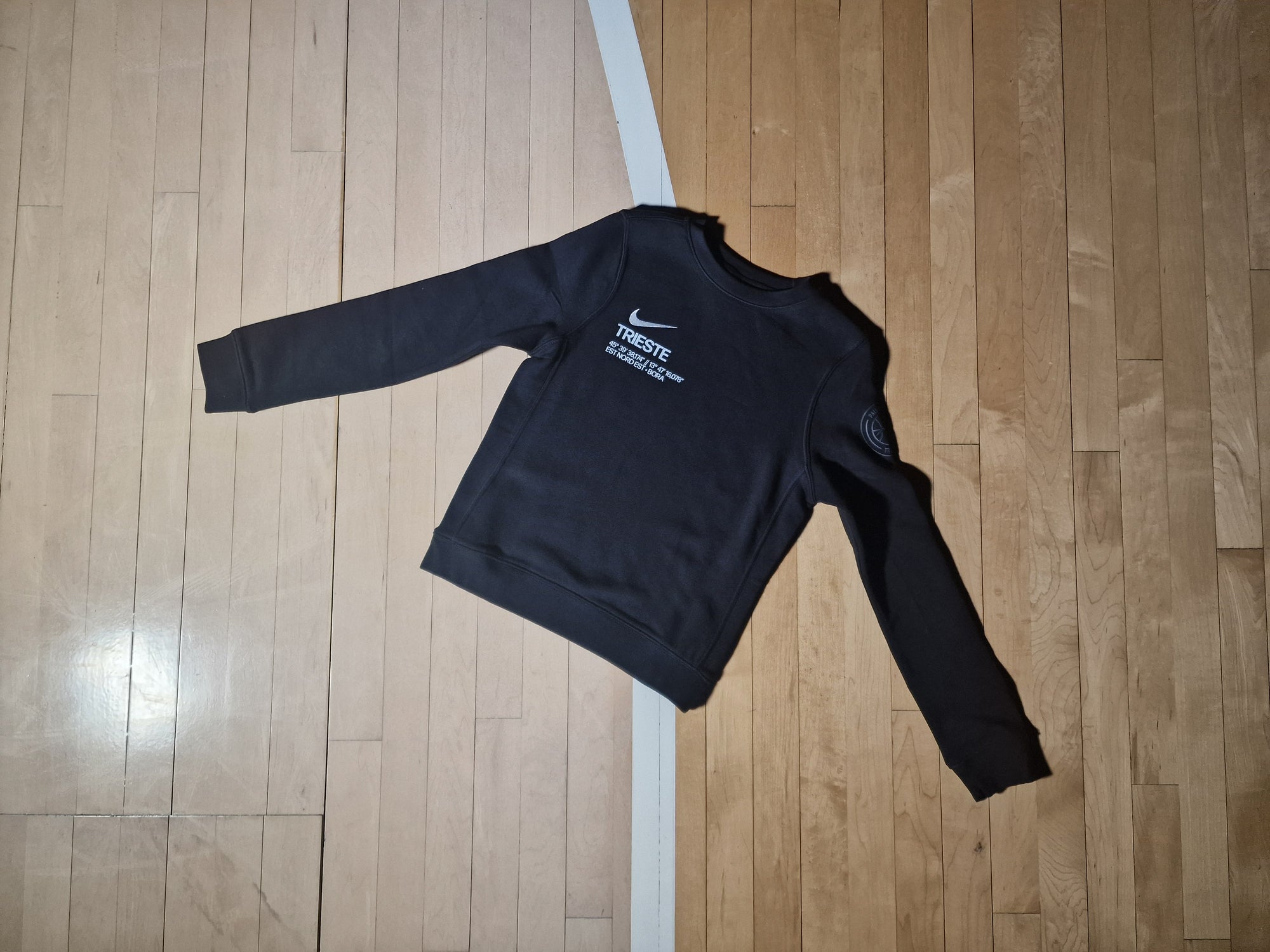Felpa nera NIKE "Trieste-Bora" bambino STAGIONE 23/24