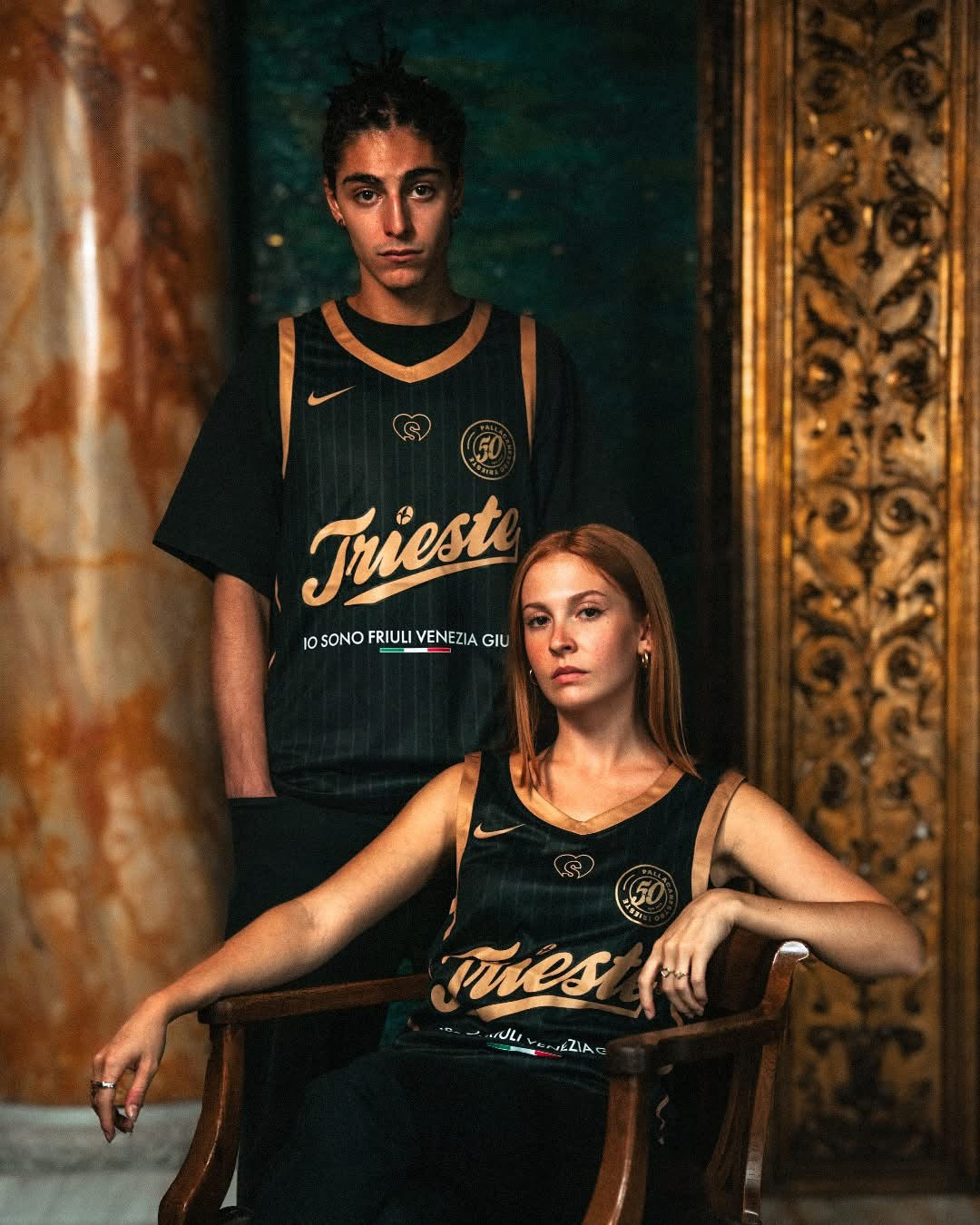 Maglia da gioco NIKE "Trieste" - NERA 25/26