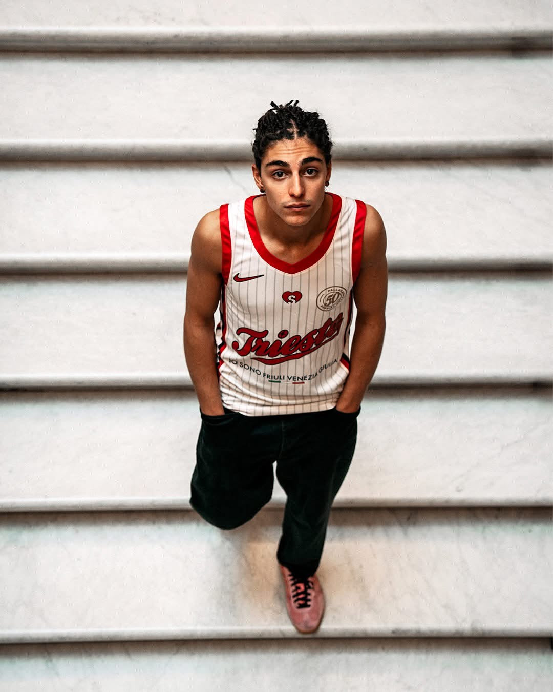 Maglia da gioco NIKE "Trieste" - bianca 25/26
