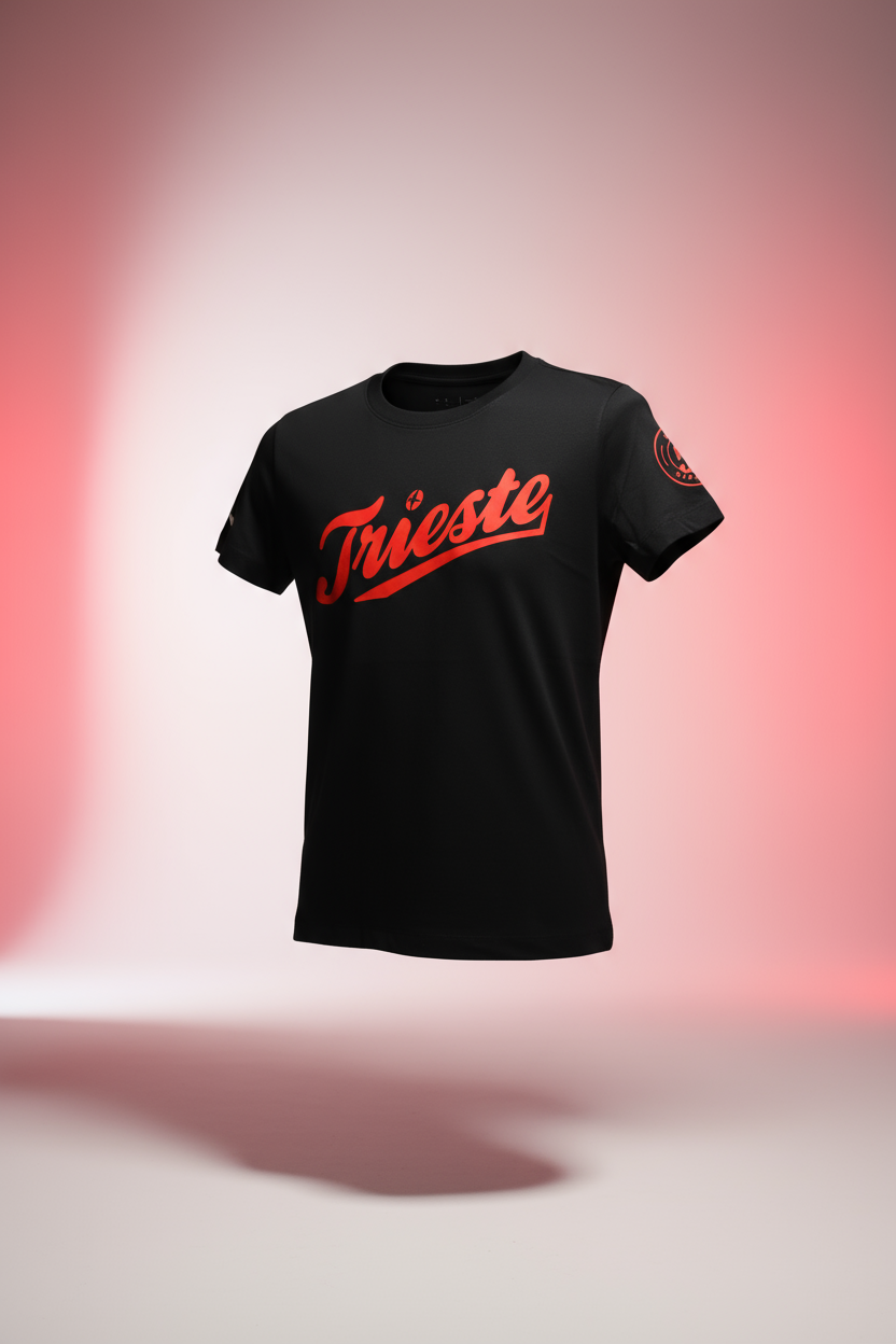 T-shirt NIKE ADULTS nera  Trieste Stagione 25/26   Celebrativa "50"