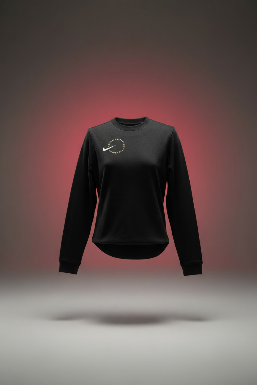 Felpa Nera NIKE KIDS  Girocollo   Trieste Stagione 25/26  Celebrativa "50"