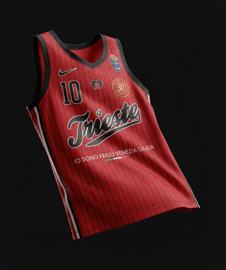 Maglia da gioco NIKE "Trieste" - rossa 25/26