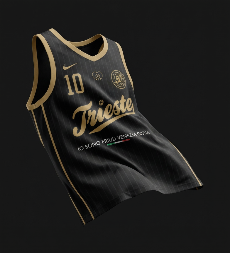 Maglia da gioco NIKE "Trieste" - NERA 25/26