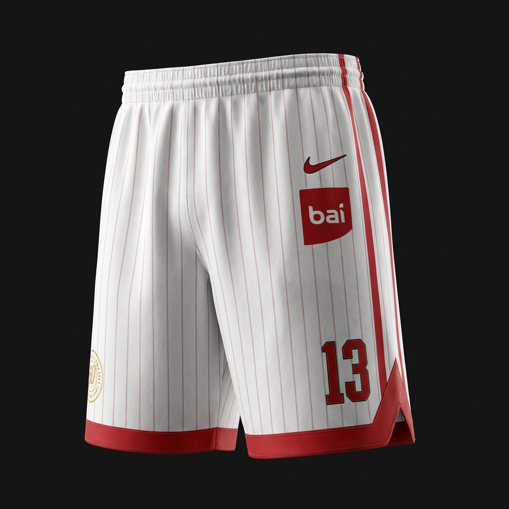Pantaloncino da gioco NIKE Trieste" bianco 25/26