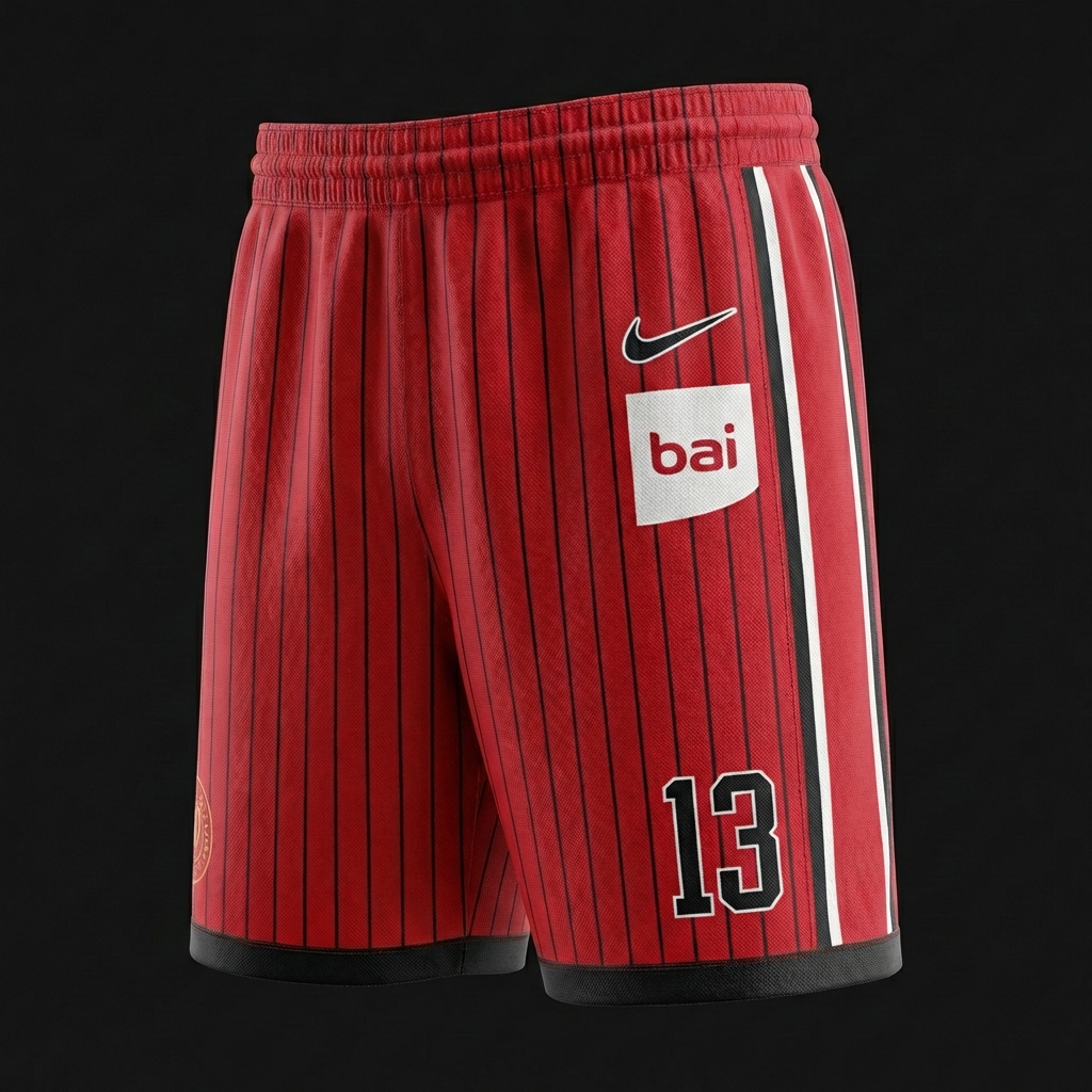 Pantaloncino da gioco NIKE "Trieste" rosso 25/26
