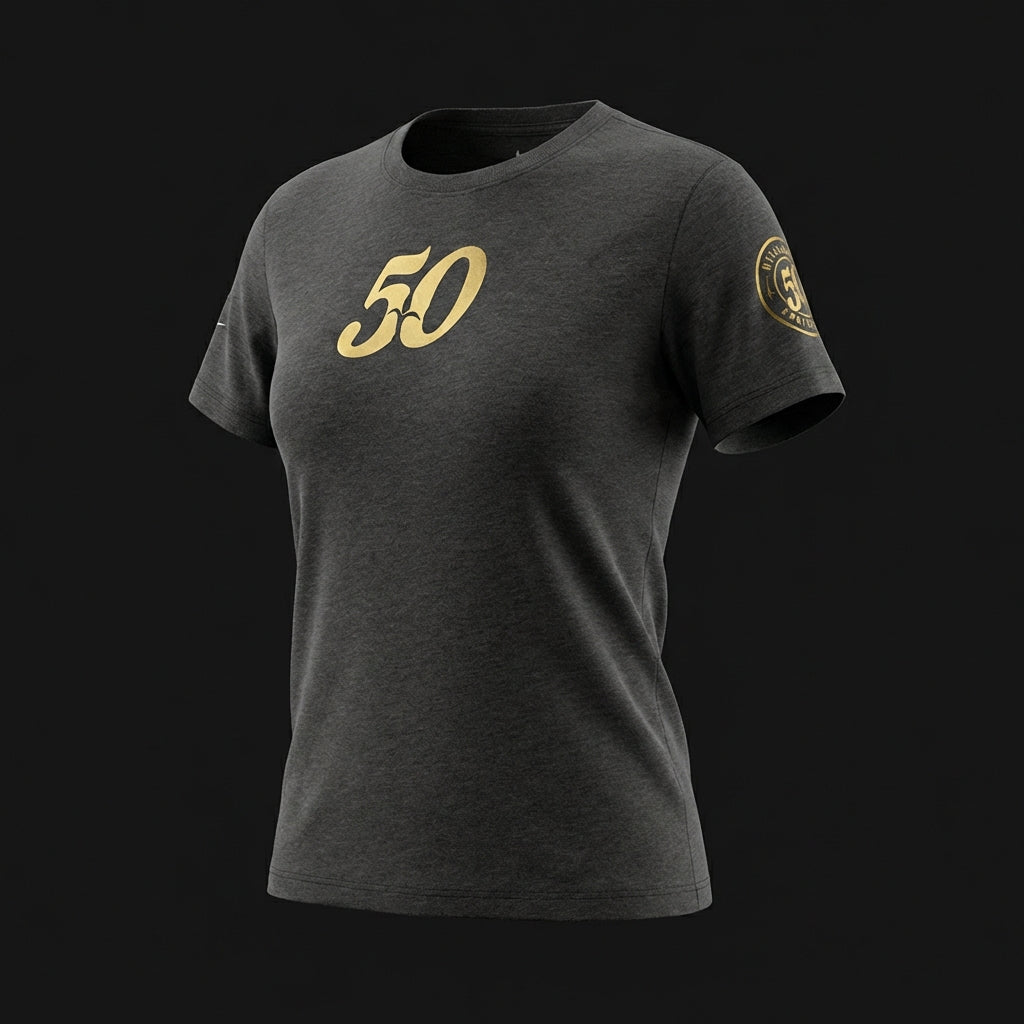 T-shirt NIKE KIDS Grigia Trieste Stagione 25/26,  Celebrativa "50"