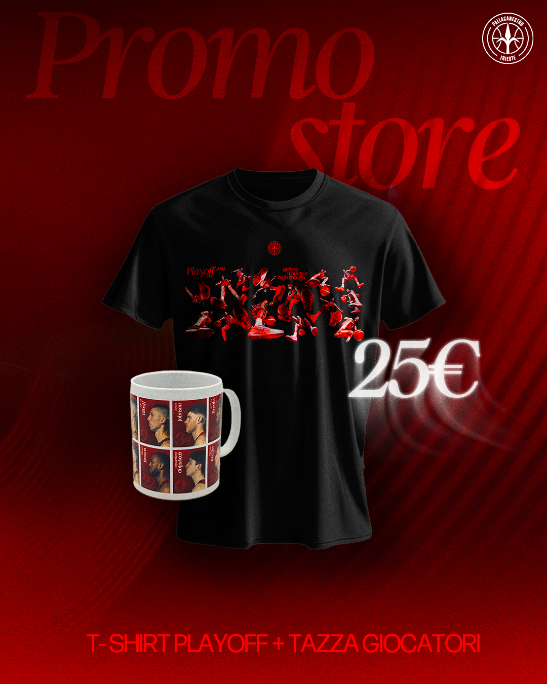 T-SHIRT PLAYOFF & TAZZA GIOCATORI
